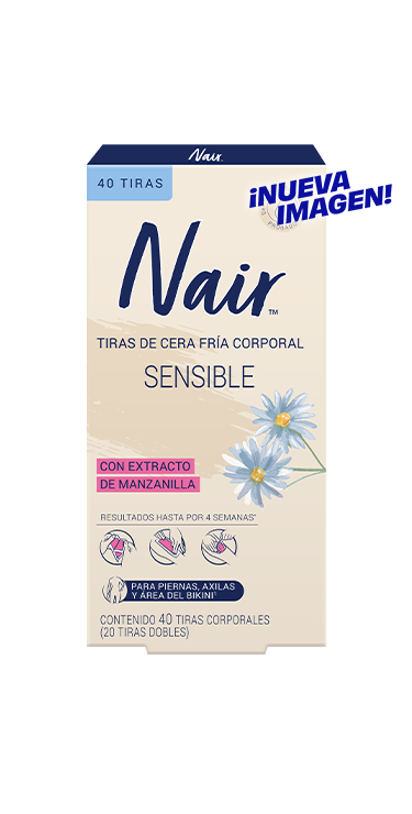 Nair - Tiras Corporales de Cera Fría