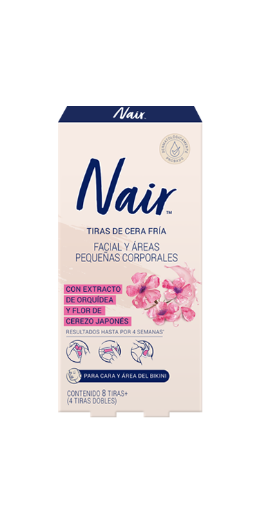 Nair Tiras Faciales y Corporales depilatorias